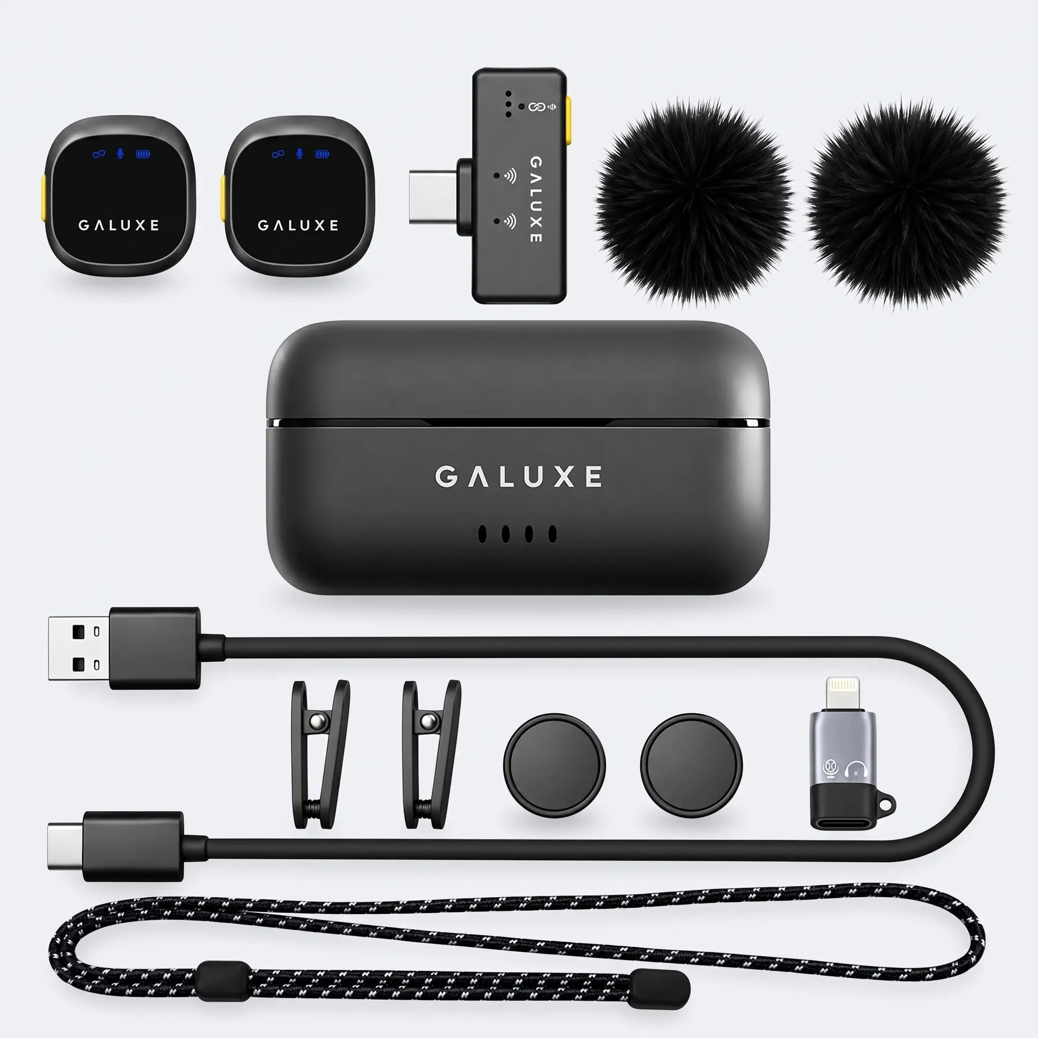 GALUXE Nano Mic wireless microphone set
